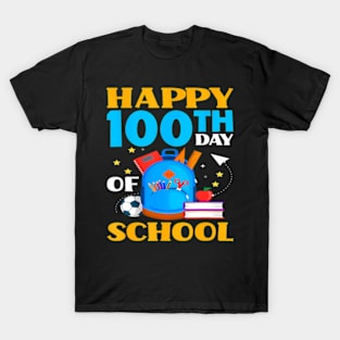 Happy 100Th Day Of School Student Teacher 100 Days School T-Shirt